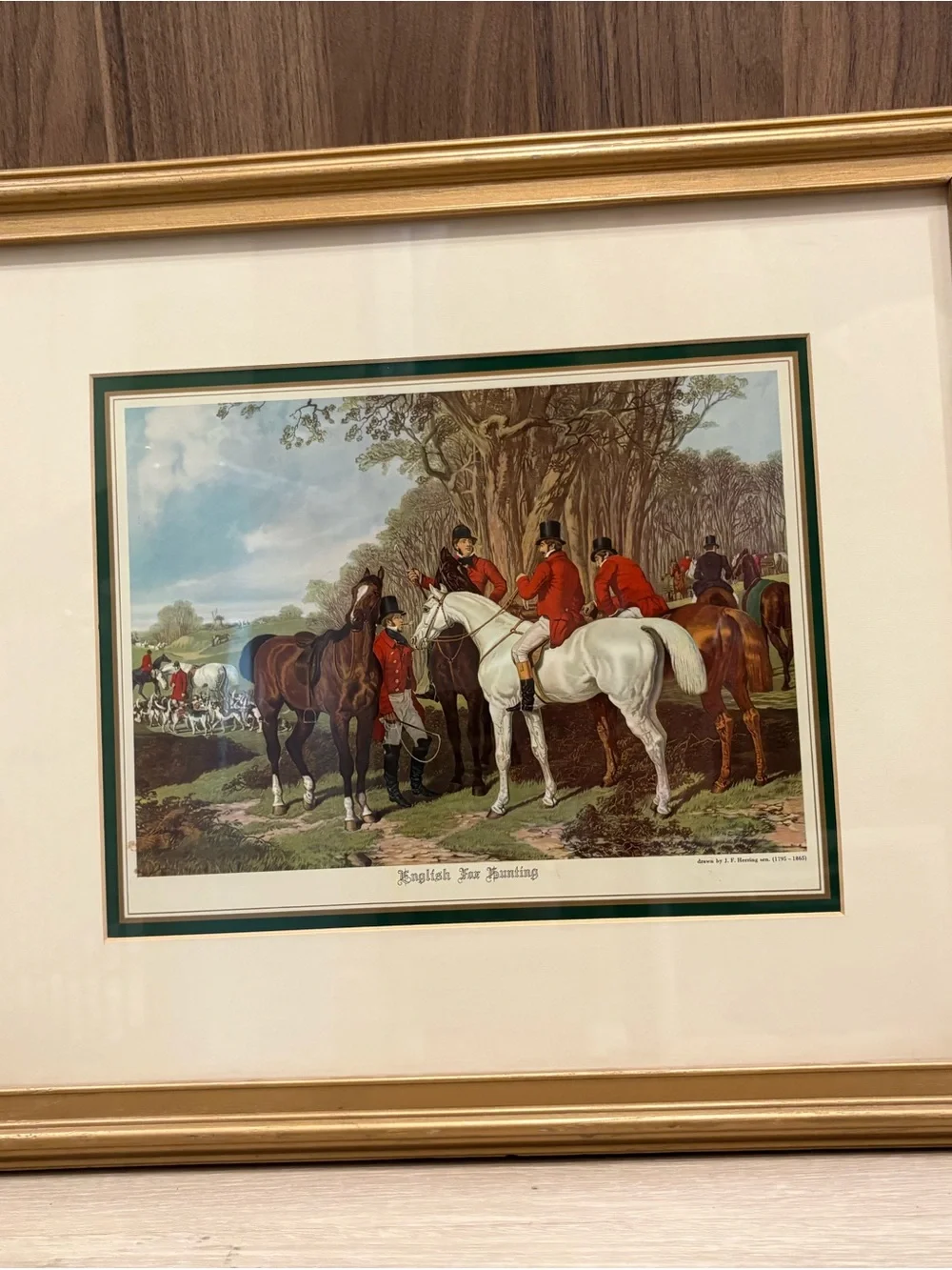 Framed Equestrian Print 🐴✨